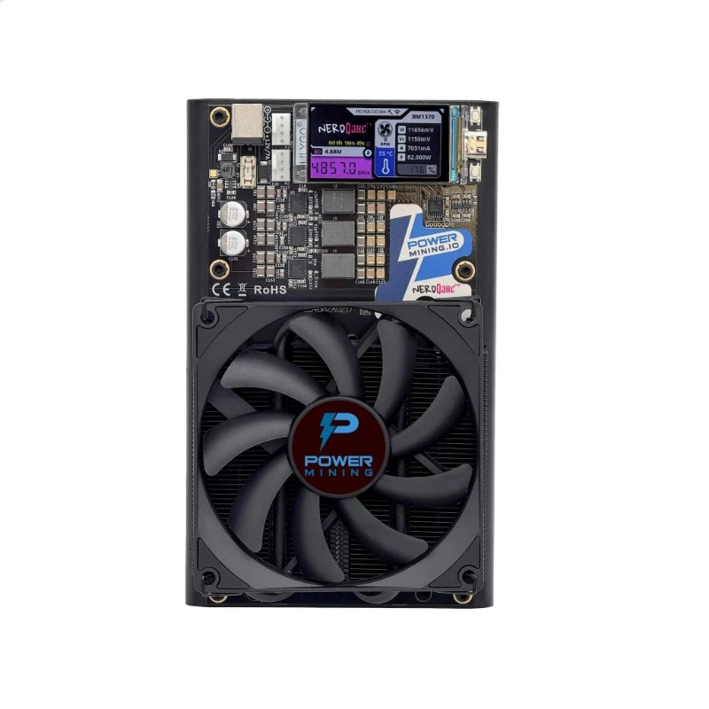 Minero ASIC NerdQaxe++ – 4.8TH/s Minero de Bitcoin para el hogar Minero ASIC NerdQaxe++ – 4.8TH/s Minero de Bitcoin para el hogar