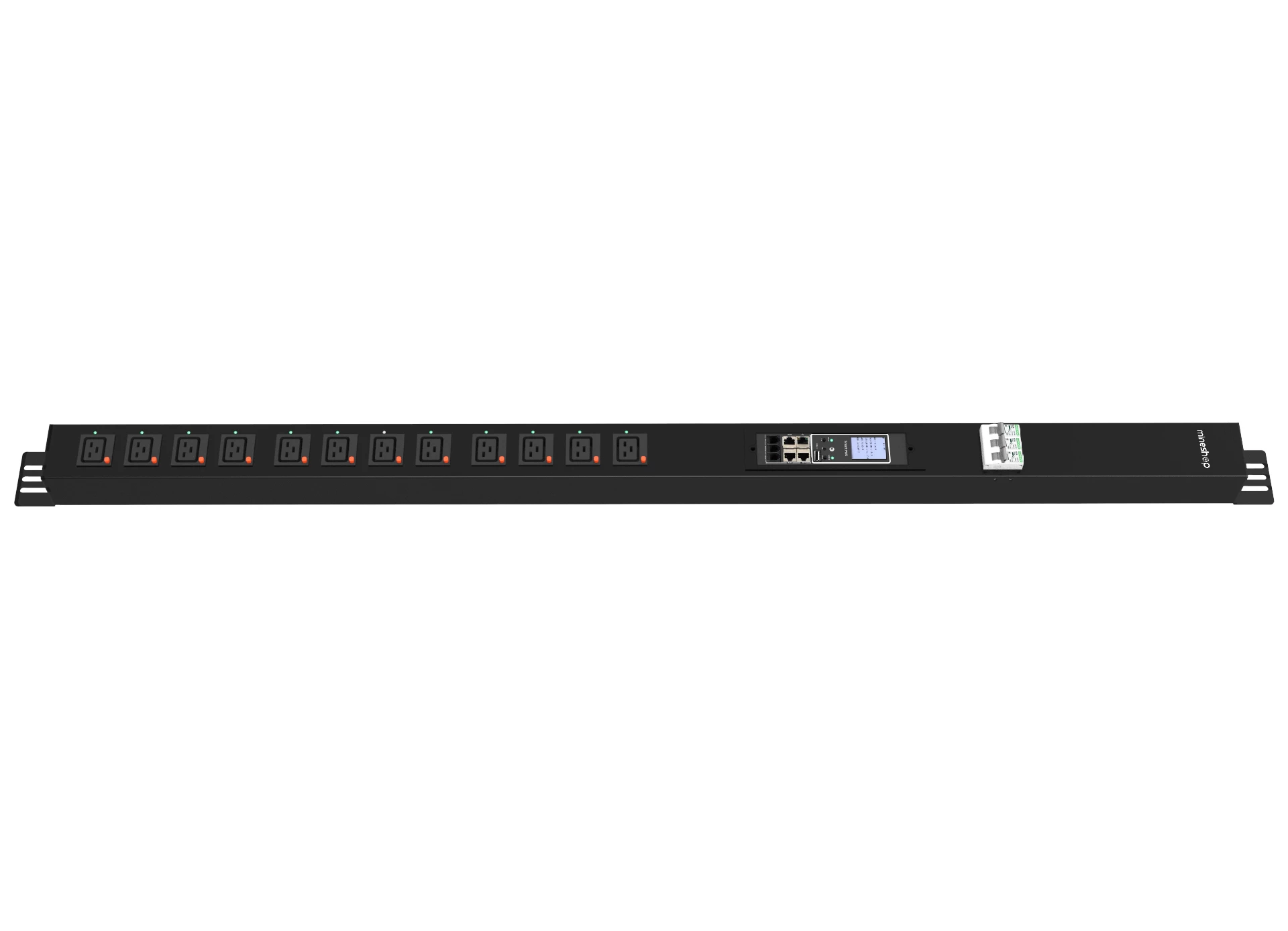 Unité de distribution électrique intelligente 80a triphasée (PDU)