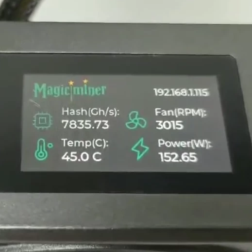 MagicMiner BG02 SHA-256 Bitcoin Miner