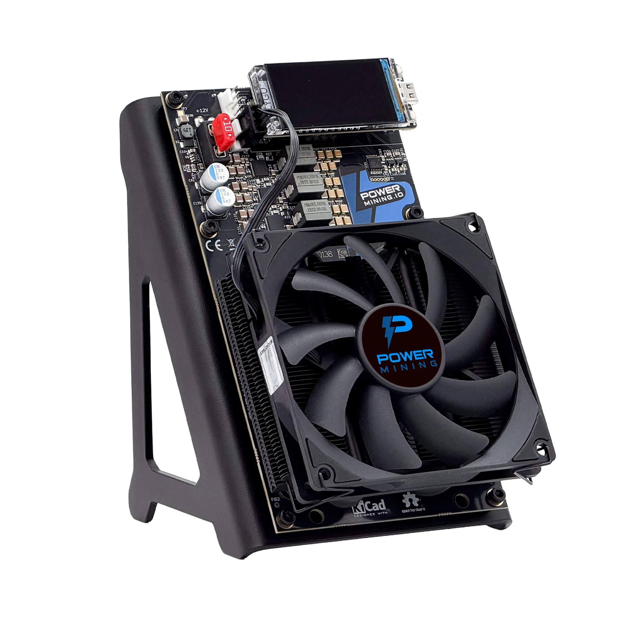 PowerMining NerdQaxe++ Rev6.1 – Bitcoin Solo-miner