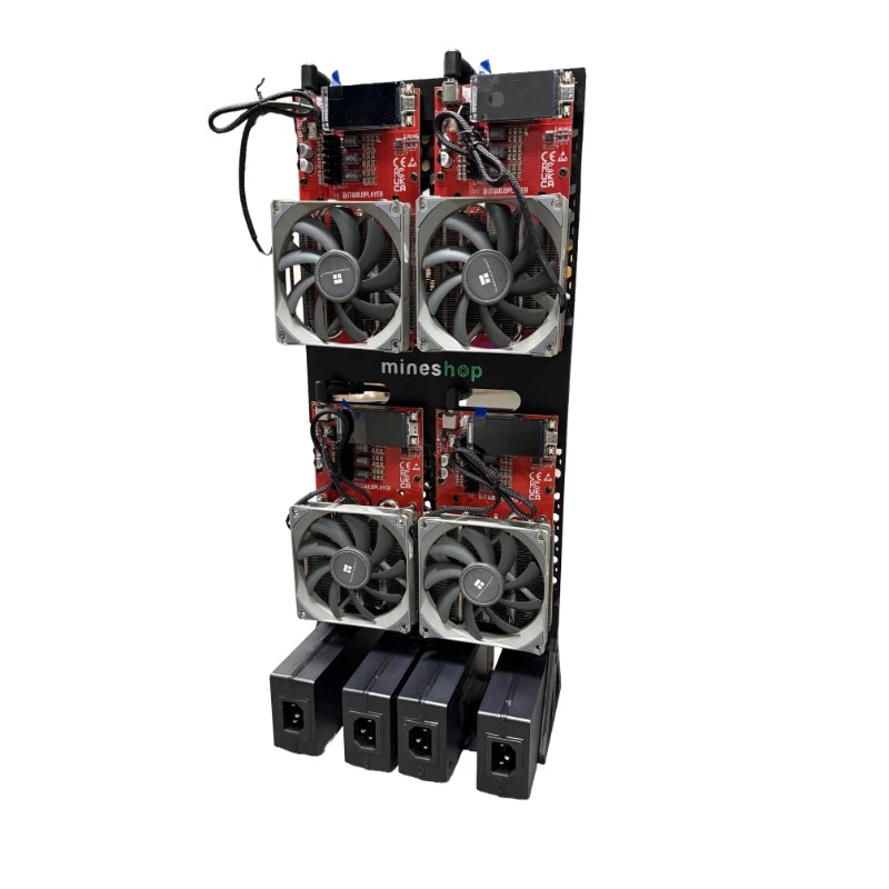 NerdQaxe houder voor miners — 2-Slot & 4-Slot