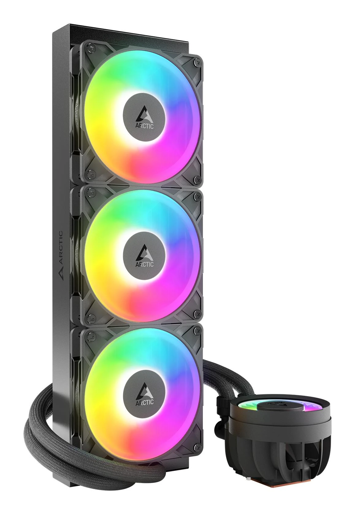ARCTIC Liquid Freezer III Pro 360 A-RGB – 360 mm AIO CPU šķidruma dzesētājs (melns) ARCTIC Liquid Freezer III Pro 360 A-RGB – 360 mm AIO CPU šķidruma dzesētājs (melns)