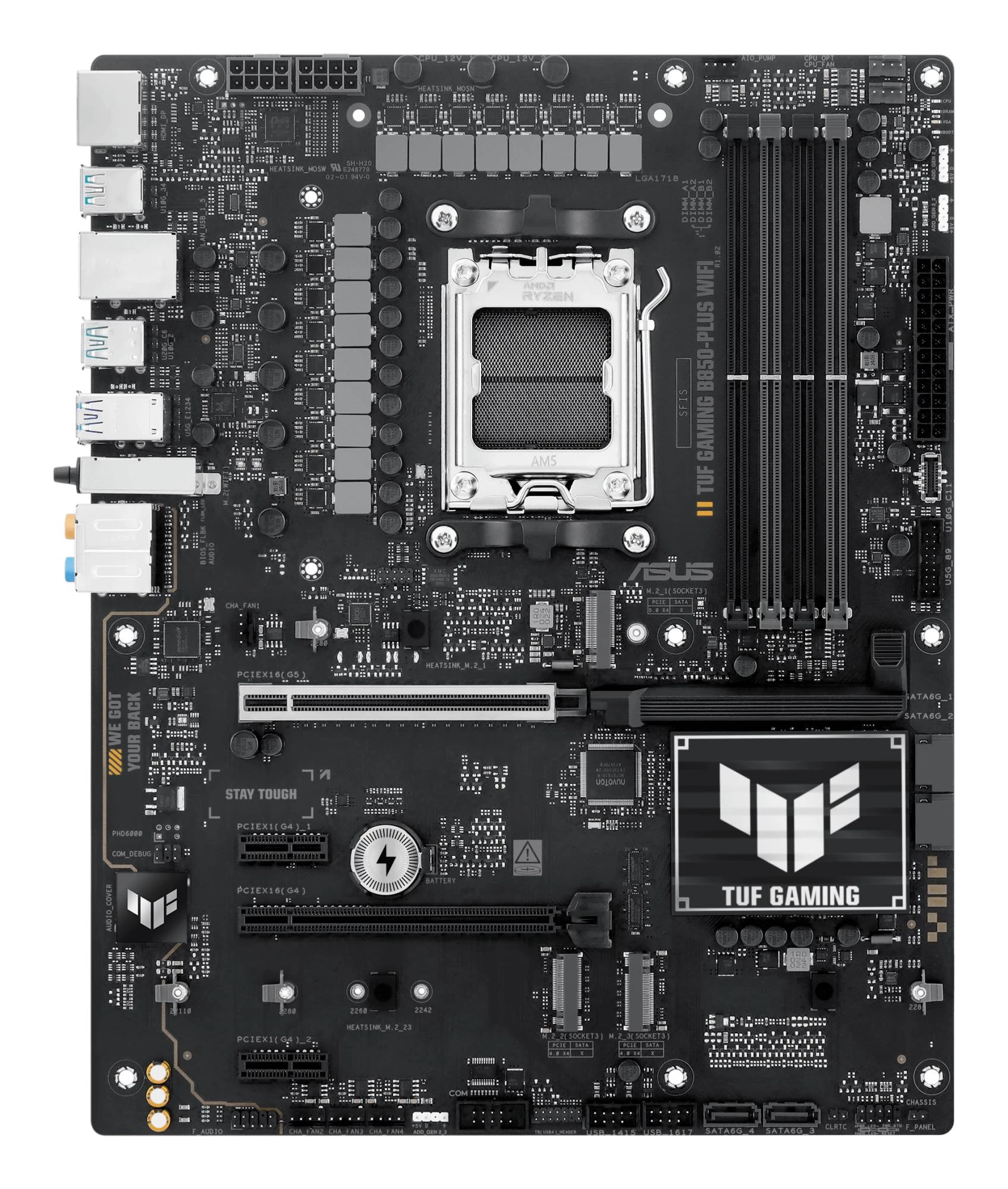 ASUS TUF GAMING B850-PLUS WIFI AM5 Hauptplatine ASUS TUF GAMING B850-PLUS WIFI AM5 Hauptplatine