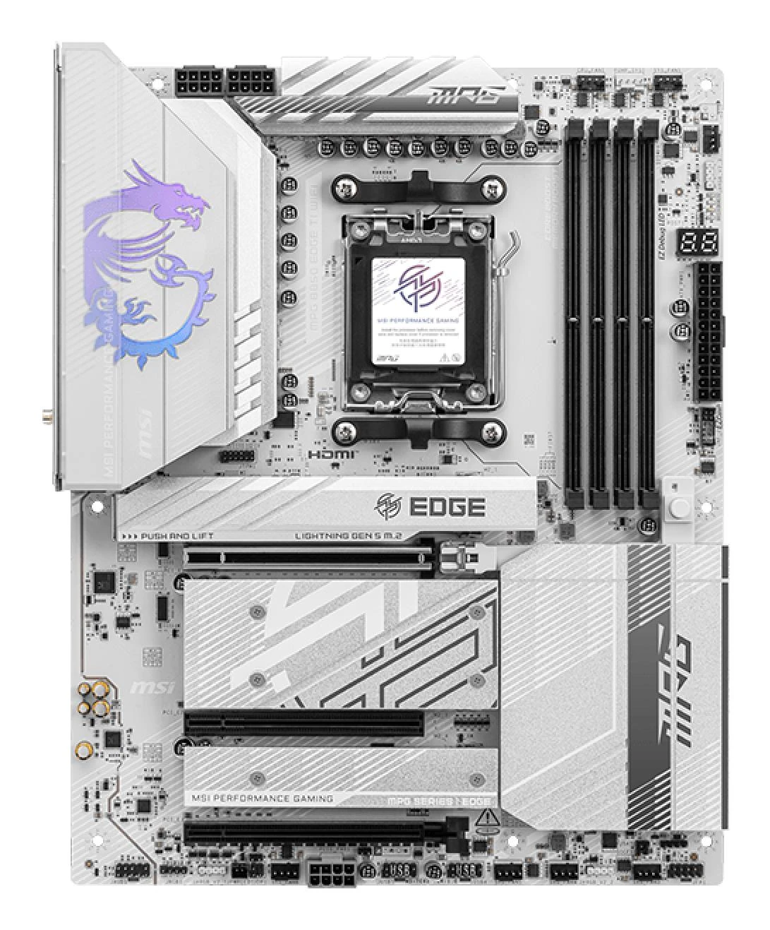 MSI MPG B850 EDGE TI WIFI AM5 Motherboard MSI MPG B850 EDGE TI WIFI AM5 Motherboard