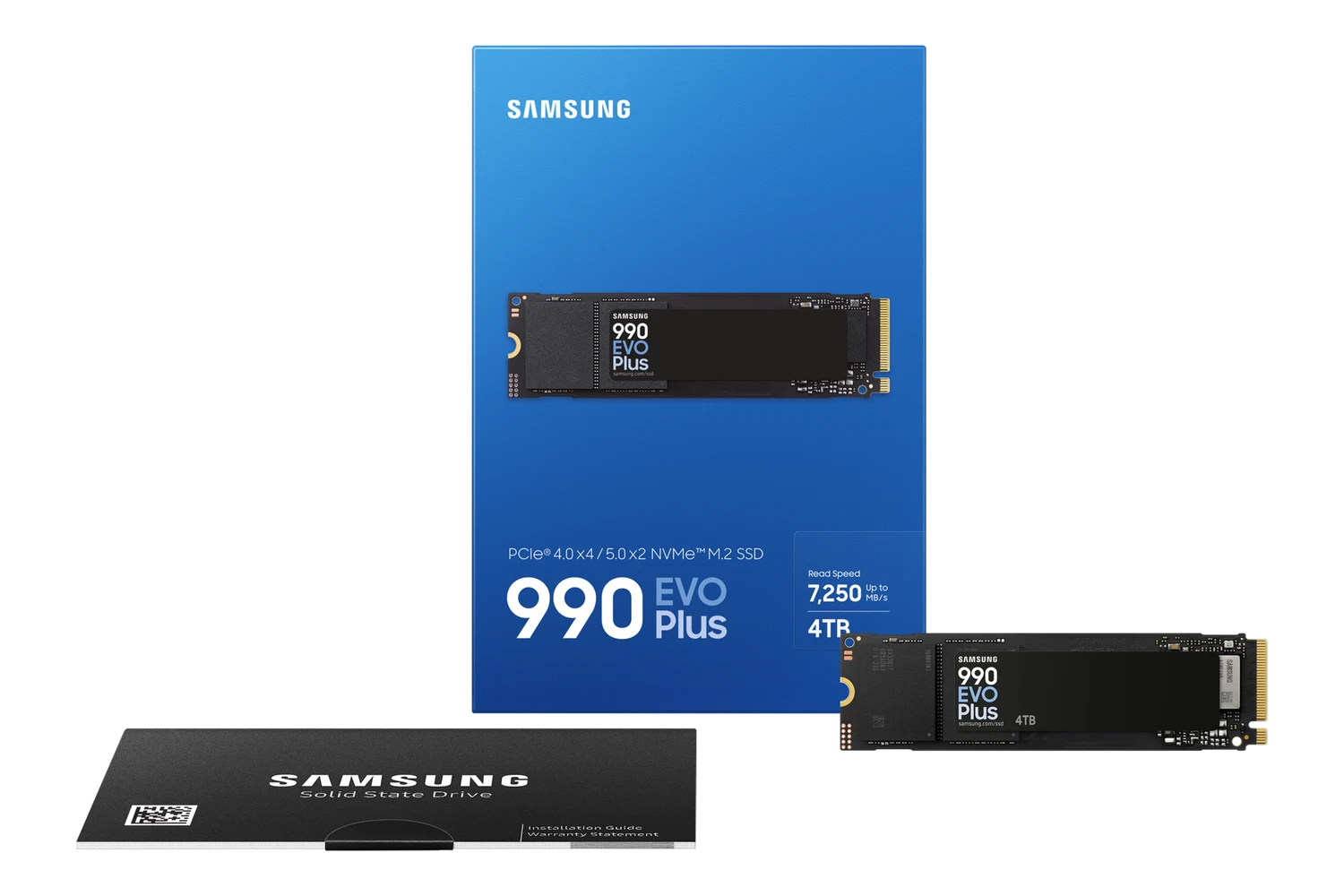 Samsung 990 EVO Plus 4TB PCIe 5.0 NVMe SSD