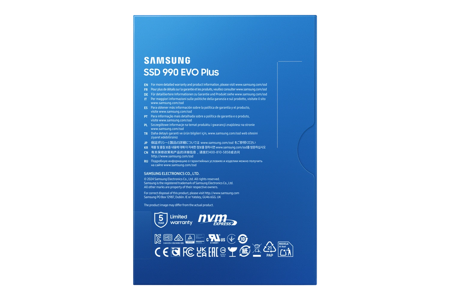 Samsung 990 EVO Plus 4TB PCIe 5.0 NVMe SSD