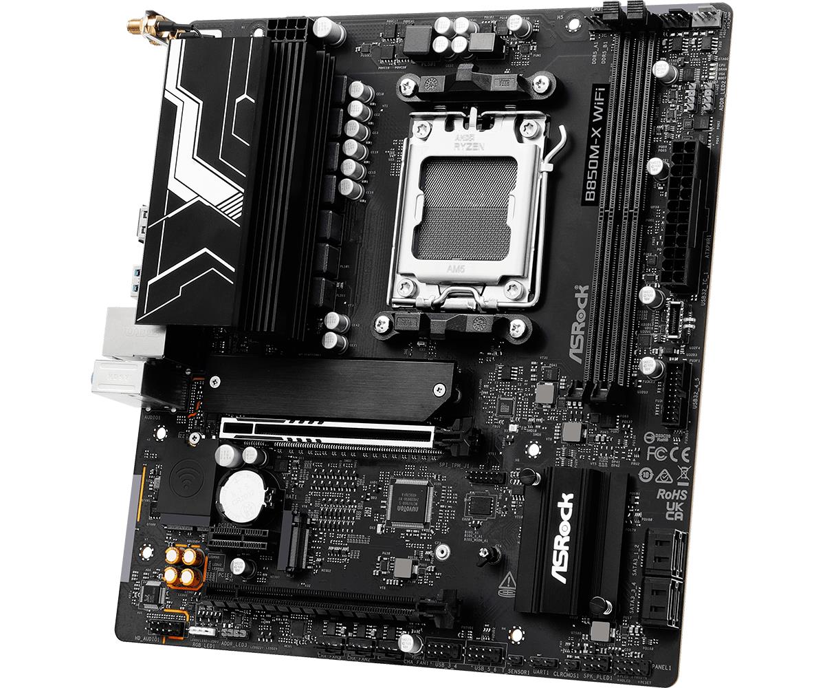 ASRock B850M-X WiFi R2.0 AM5 Micro-ATX Motherboard