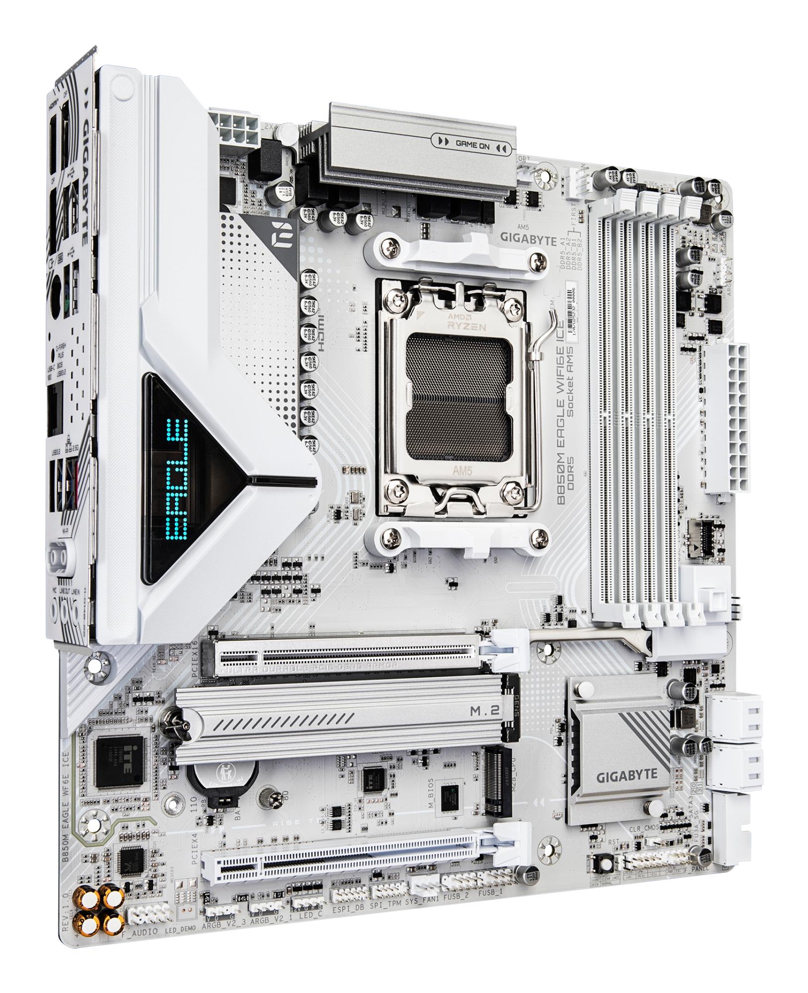 GIGABYTE B850M EAGLE WIFI6E ICE AM5 Micro-ATX Motherboard