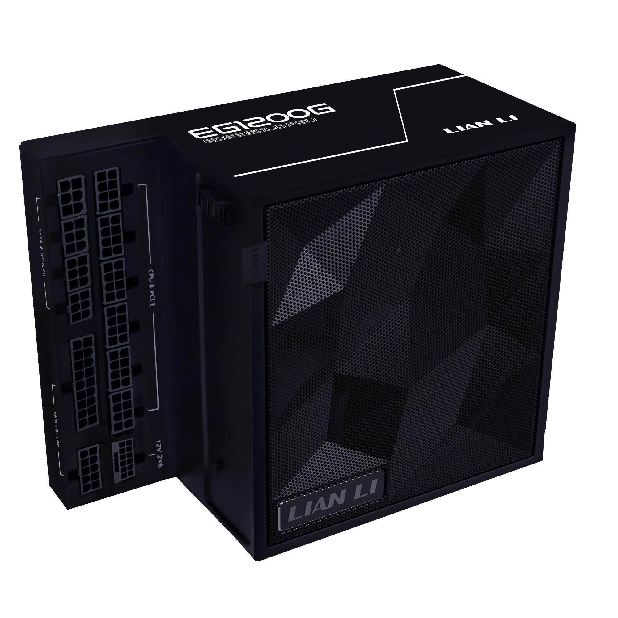 Lian Li EDGE GOLD 1200W Black ATX 3.1 PSU with Hub
