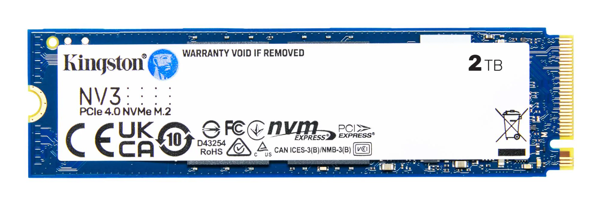 Kingston NV3 2TB PCIe 4.0 NVMe M.2 SSD