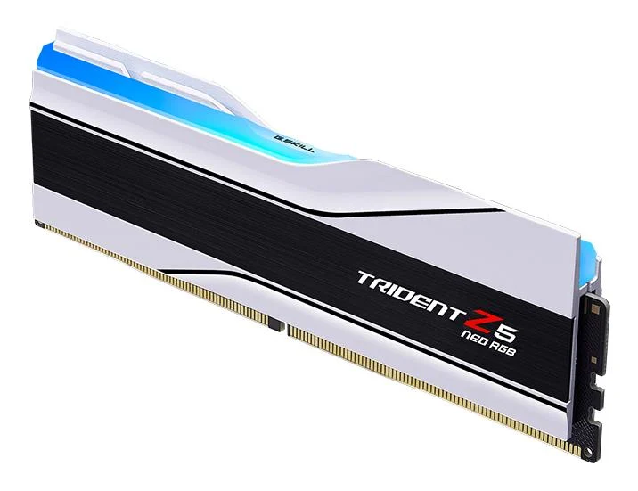 Kit de memorie alb G.SKILL Trident Z5 Neo RGB 32GB (2x16GB) DDR5-6400 CL32 Kit de memorie alb G.SKILL Trident Z5 Neo RGB 32GB (2x16GB) DDR5-6400 CL32