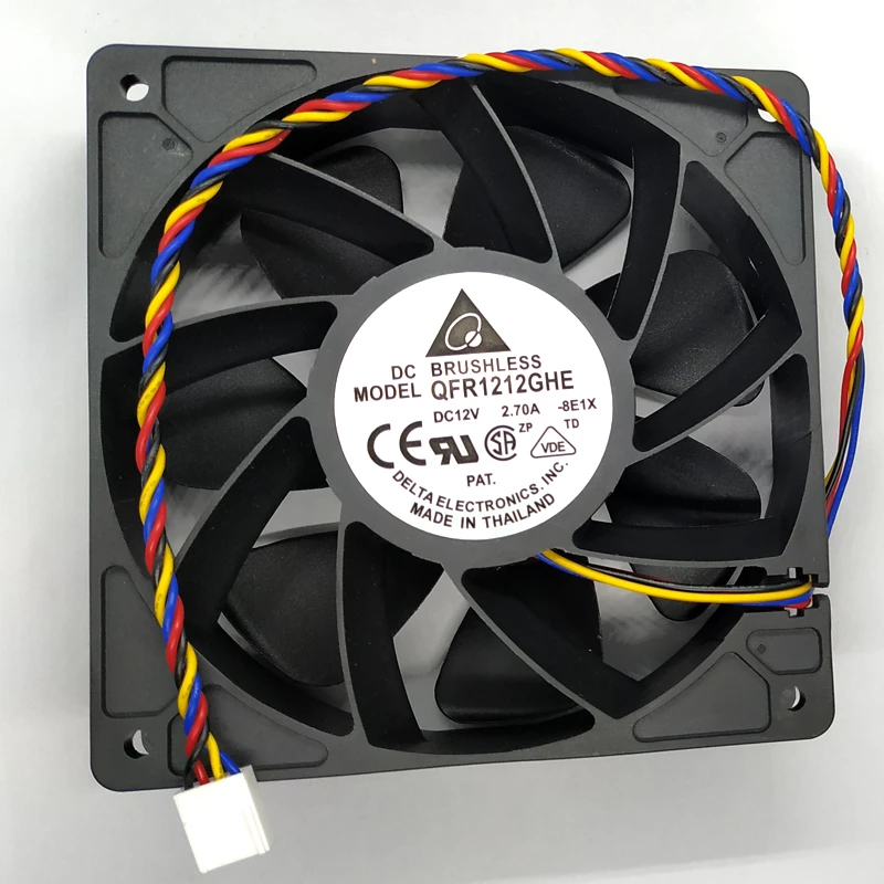 Delta QFR1212GHE Dator Chassi / Asic miner Fläkt Delta QFR1212GHE Dator Chassi / Asic miner Fläkt