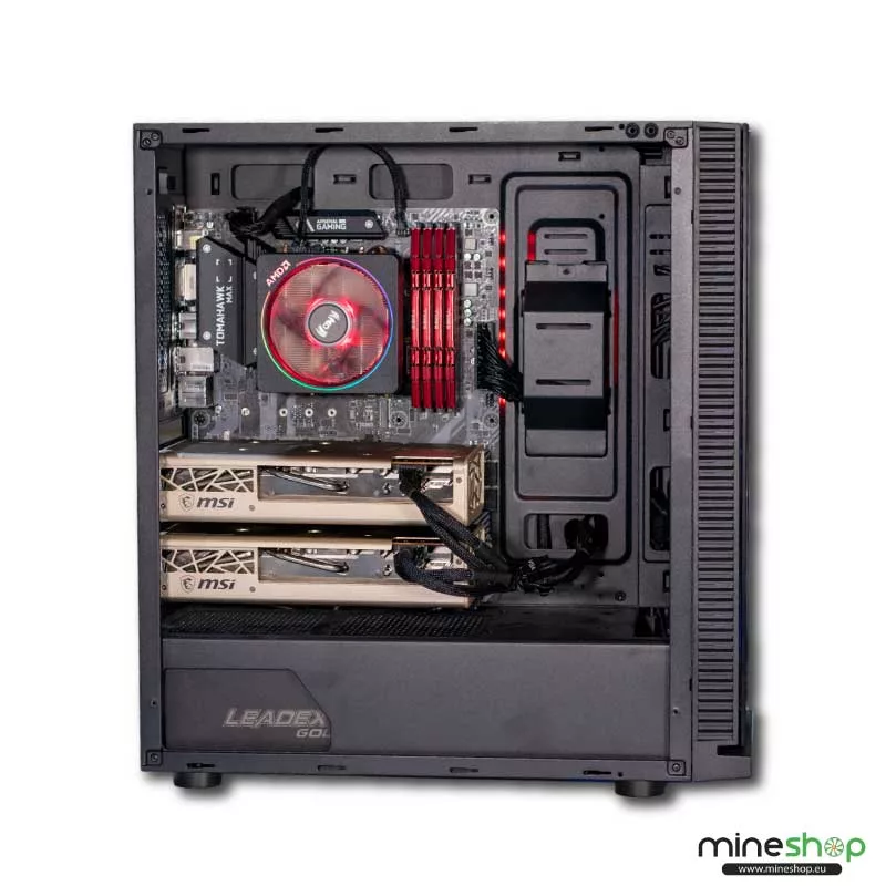 Monero 20000 h/s multifunctionele mining-/gamingrig Monero 20000 h/s multifunctionele mining-/gamingrig