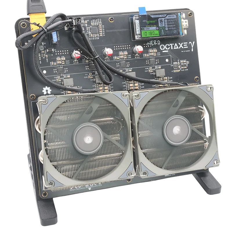 NerdOctaxe Bitcoin-miner för hemmet