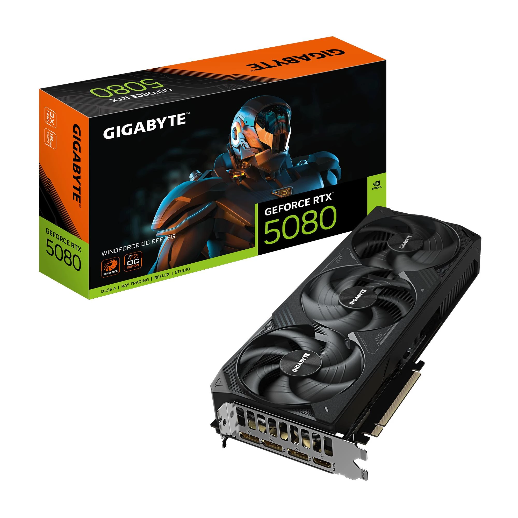 Gigabyte RTX 5080 Windforce OC SFF – 16GB GDDR7 GPU