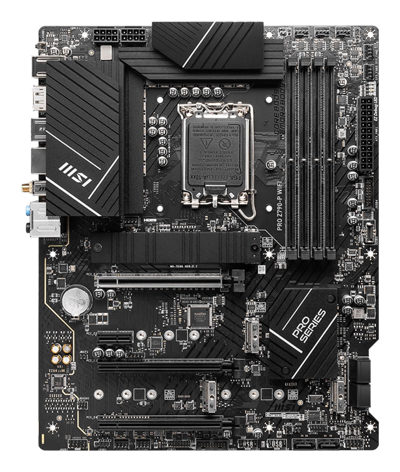MSI PRO Z790-P WIFI DDR5 ATX Motherboard — LGA1700
