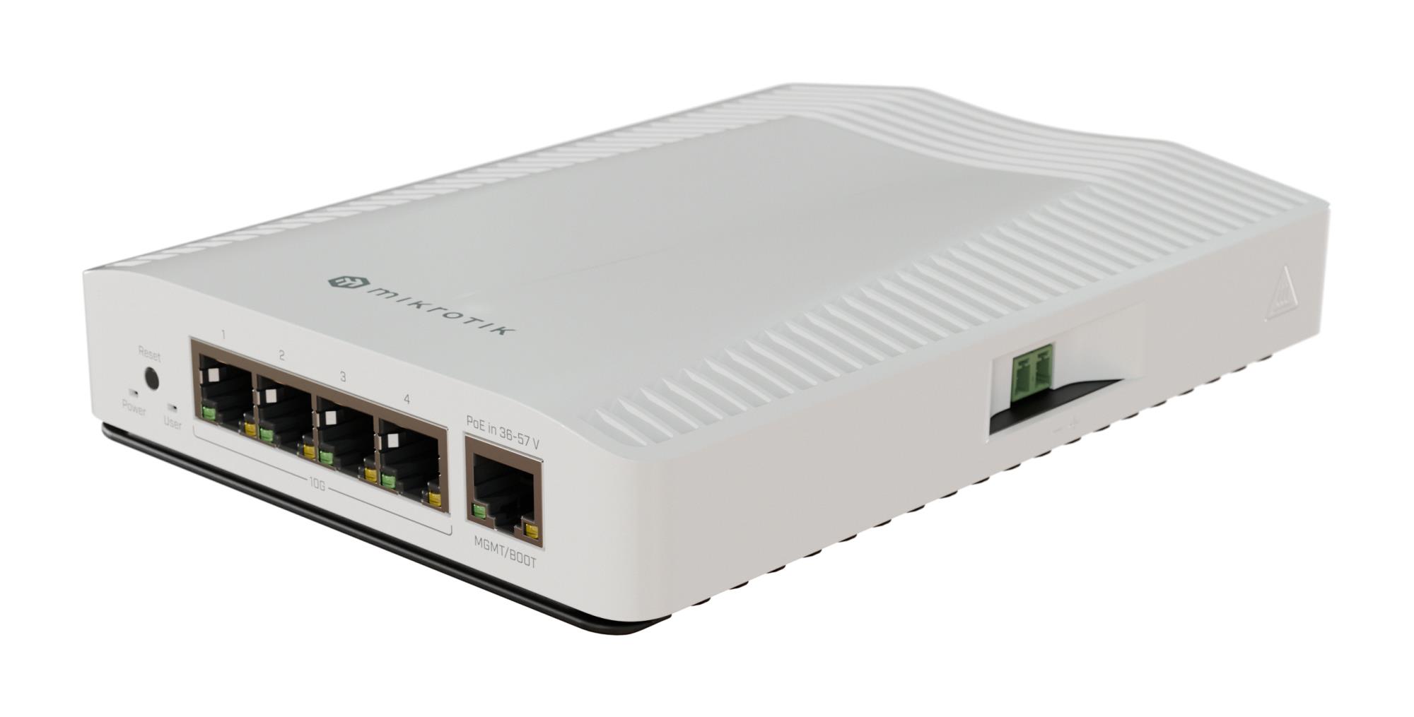 MikroTik CRS304-4XG-IN Fanless 4-Port 10GbE Switch