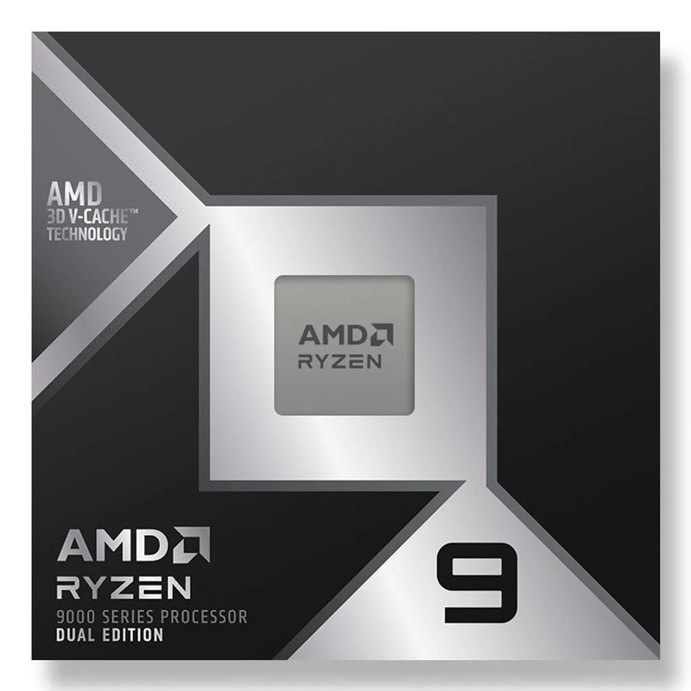AMD Ryzen 9 9950X3D2 Dual Edition Boxed AM5 Processor (No Cooler)