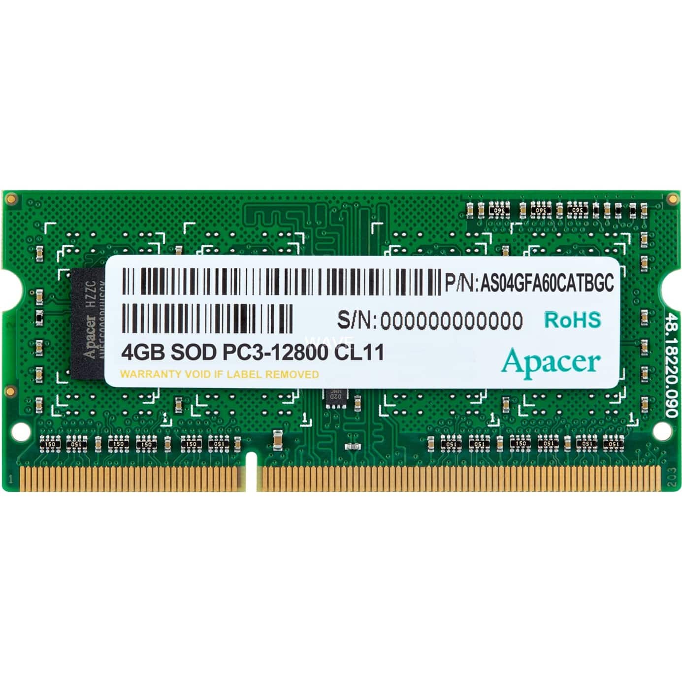 Apacer SO-DIMM 8 GB DDR3-1600, RAM