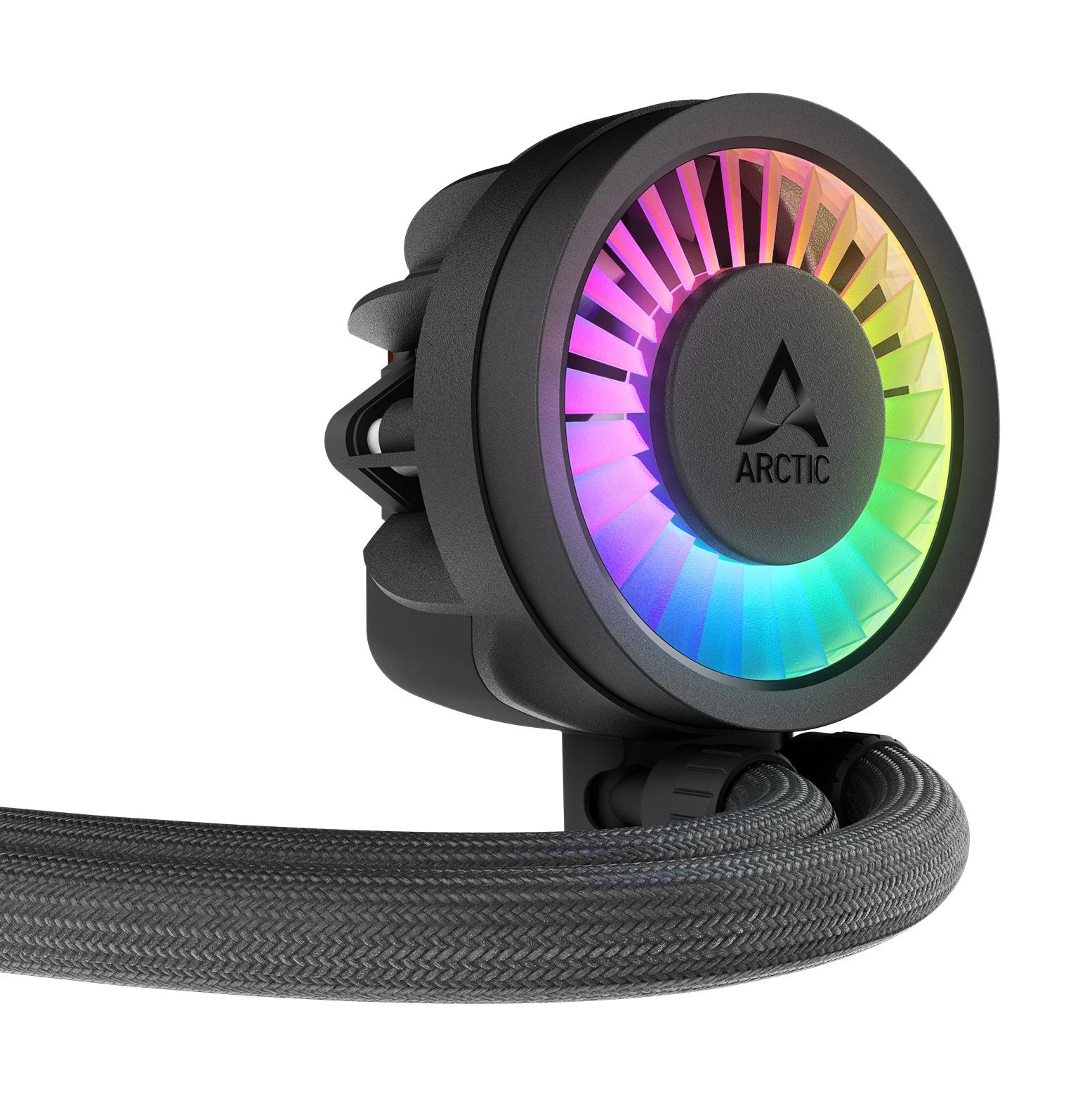 ARCTIC Liquid Freezer III Pro 360 A-RGB – 360 mm AIO CPU šķidruma dzesētājs (melns) — Fotoattēls 4 no 6
