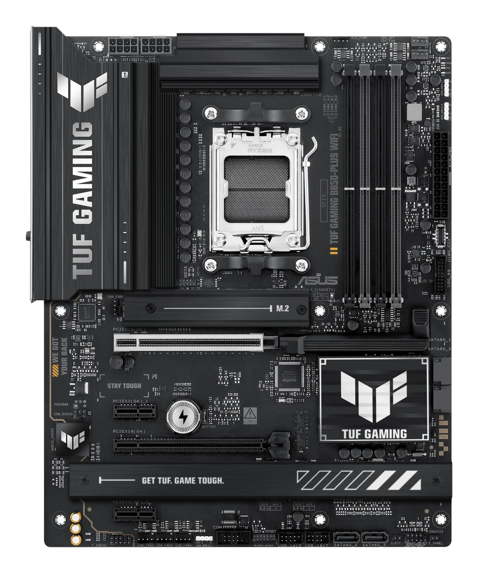 ASUS TUF GAMING B850-PLUS WIFI AM5 Hauptplatine — Foto 3 von 6