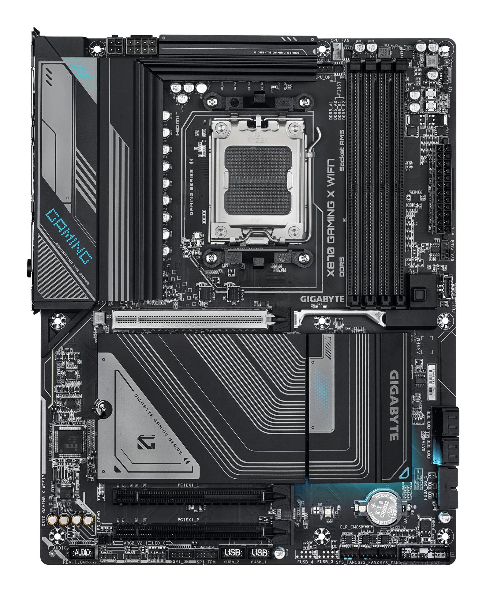 GIGABYTE X870 GAMING X WIFI7 rev. 1.1 AM5 Hauptplatine — Foto 2 von 4