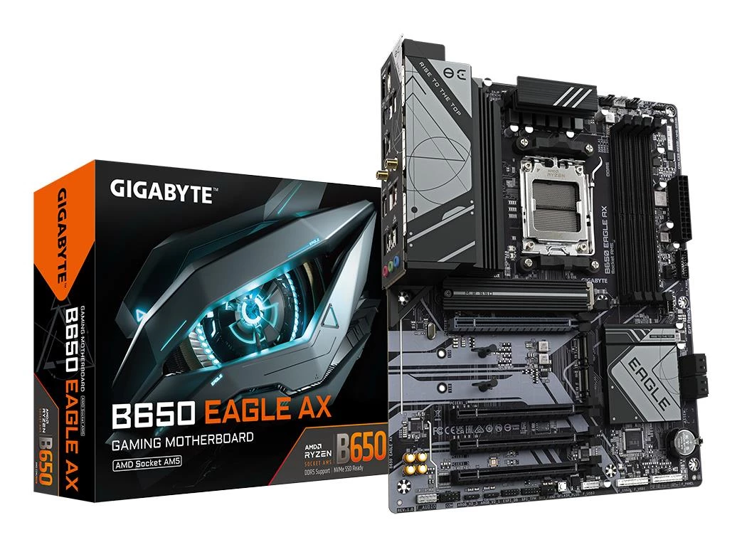 GIGABYTE B650 EAGLE AX rev. 1.2 AM5 Hauptplatine — Foto 1 von 6