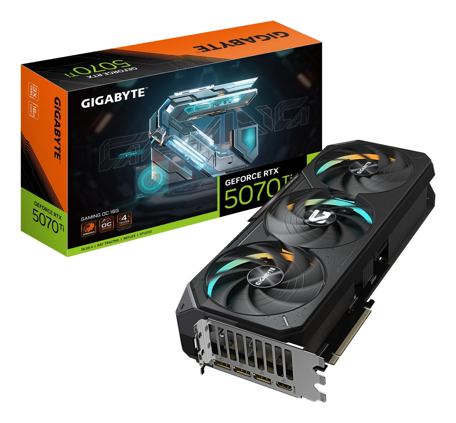 GIGABYTE GeForce RTX 5070 Ti GAMING OC 16GB rev. 1.0 — Photo 8 of 8