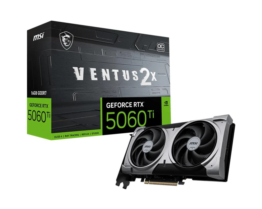 MSI GeForce RTX 5060 Ti 16G VENTUS 2X OC PLUS — Photo 5 of 5