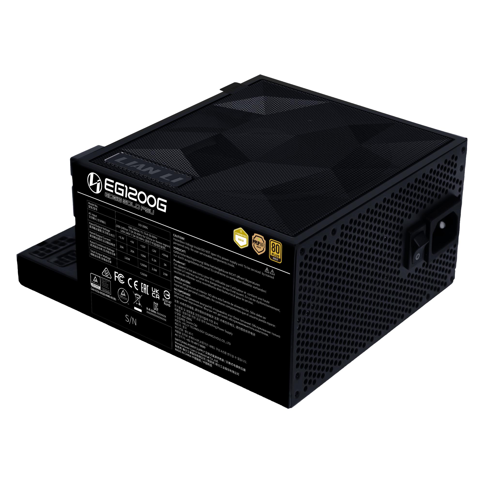 Lian Li EDGE GOLD 1200W Black ATX 3.1 PSU with Hub — Photo 10 of 11