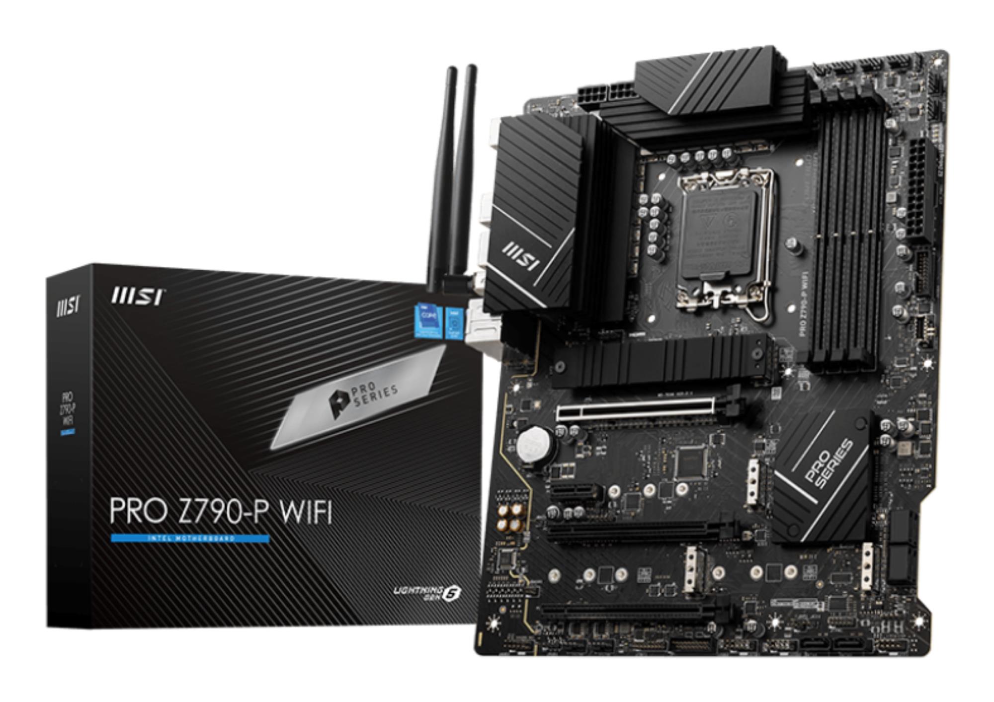 Placă de bază MSI PRO Z790-P WIFI DDR5 ATX — LGA1700 — Fotografia 4 din 4