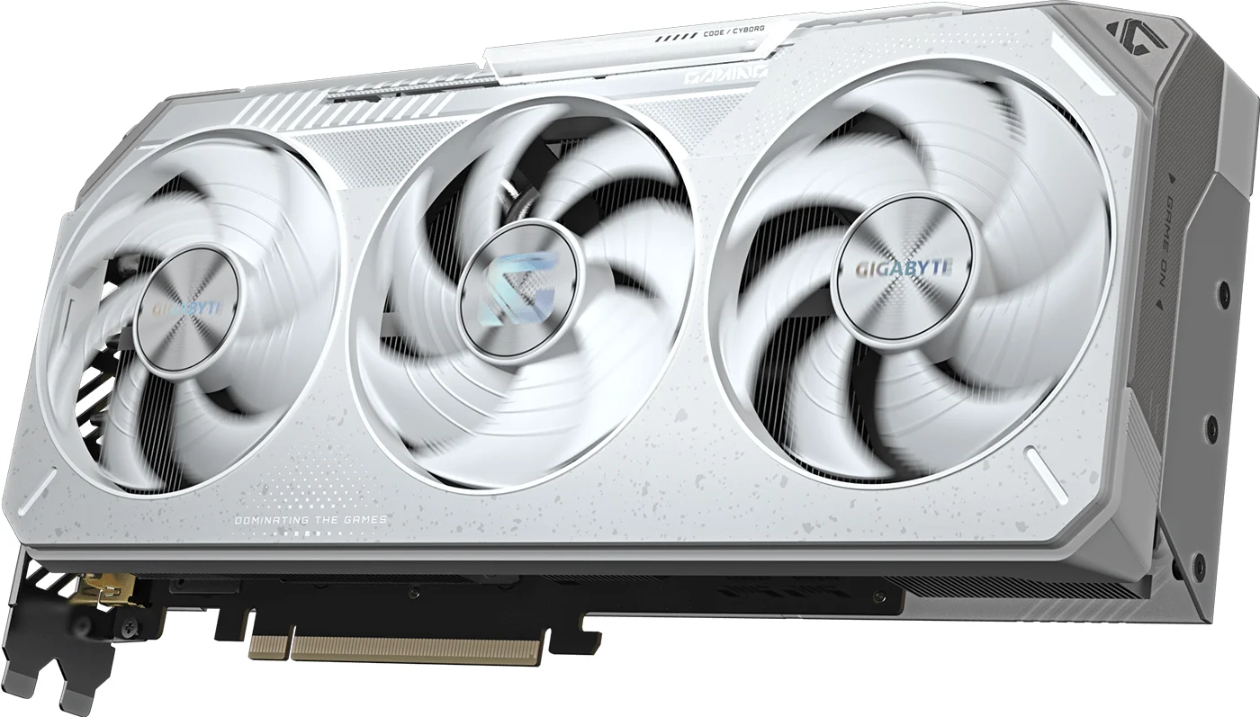 GIGABYTE Radeon RX 9070 XT GAMING OC ICE 16GB GDDR6 Graphics Card — Foto 2 von 6