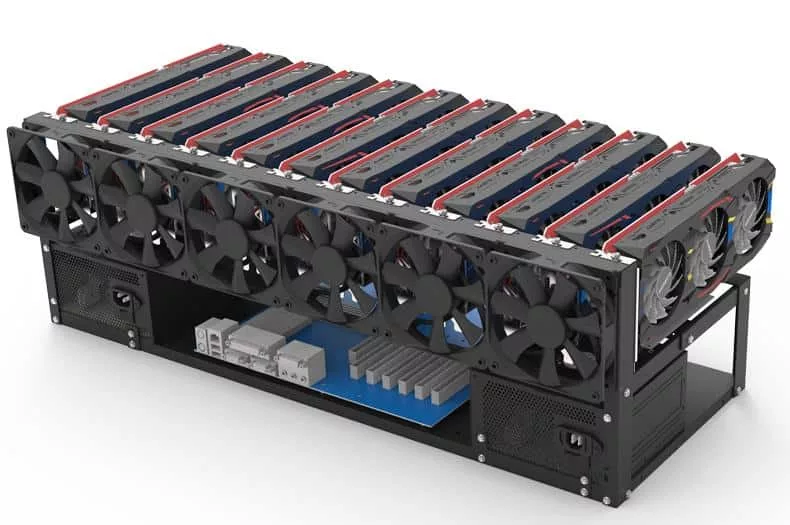 Wert 12xgpu Open-Air GPU-Mining-Rig-Gestell/Gehäuse. — Foto 2 von 4