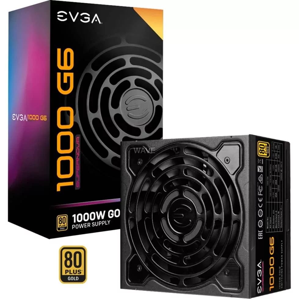 EVGA SuperNOVA 1000 G6, alimentatore PC — Foto 1 di 3
