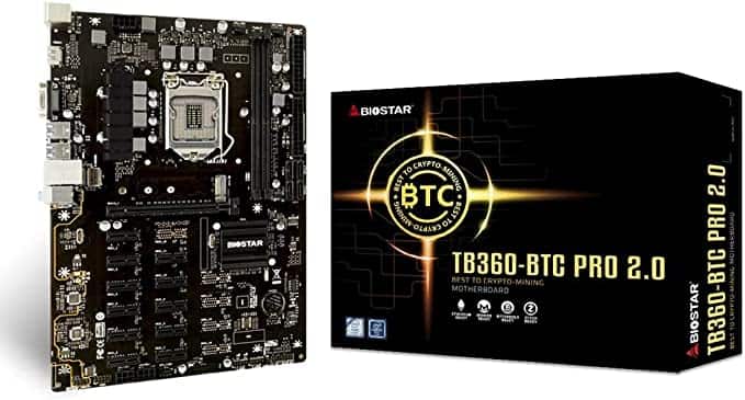 TB360-BTC PRO 2.0 Core i7/i5/i3 (Intel 8th and 9th Gen) LGA1151 Intel B360 DDR4 12 GPU Mining Motherboard Upgraded Model — Photo 1 of 3