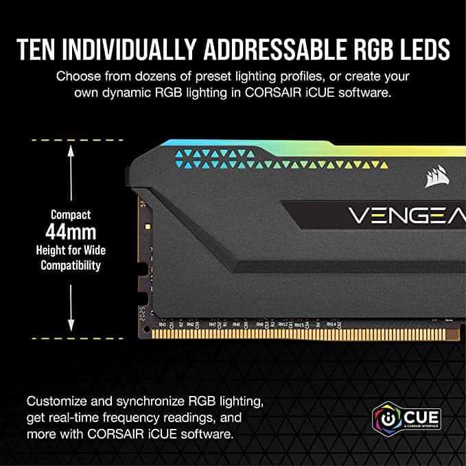 Kit DIMM Corsair 16 GB DDR4-3600, RAM — Foto 3 di 4