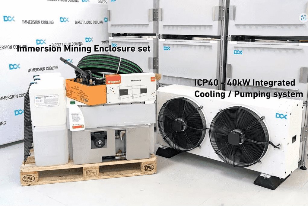 Immersion Cooling  Enclosure System for 6/8 miners Full Set
