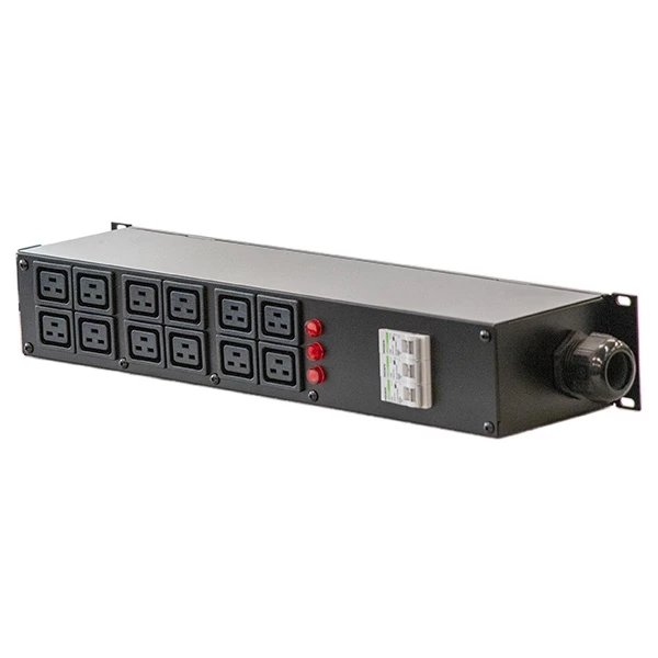 63A 3-fas 12-portars Mining PDU – Högpresterande eldistribution