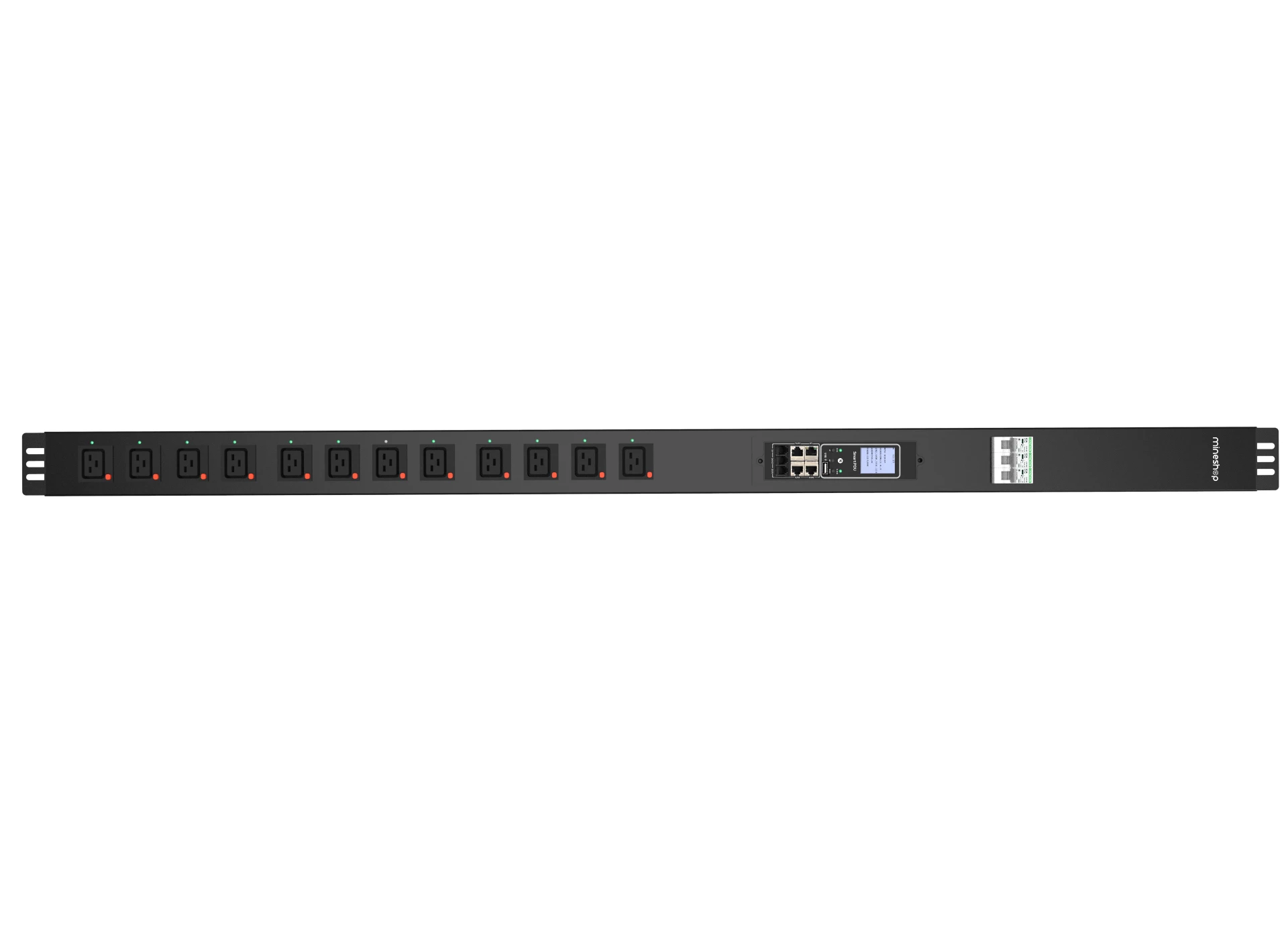 Unité de distribution électrique intelligente 80a triphasée (PDU)