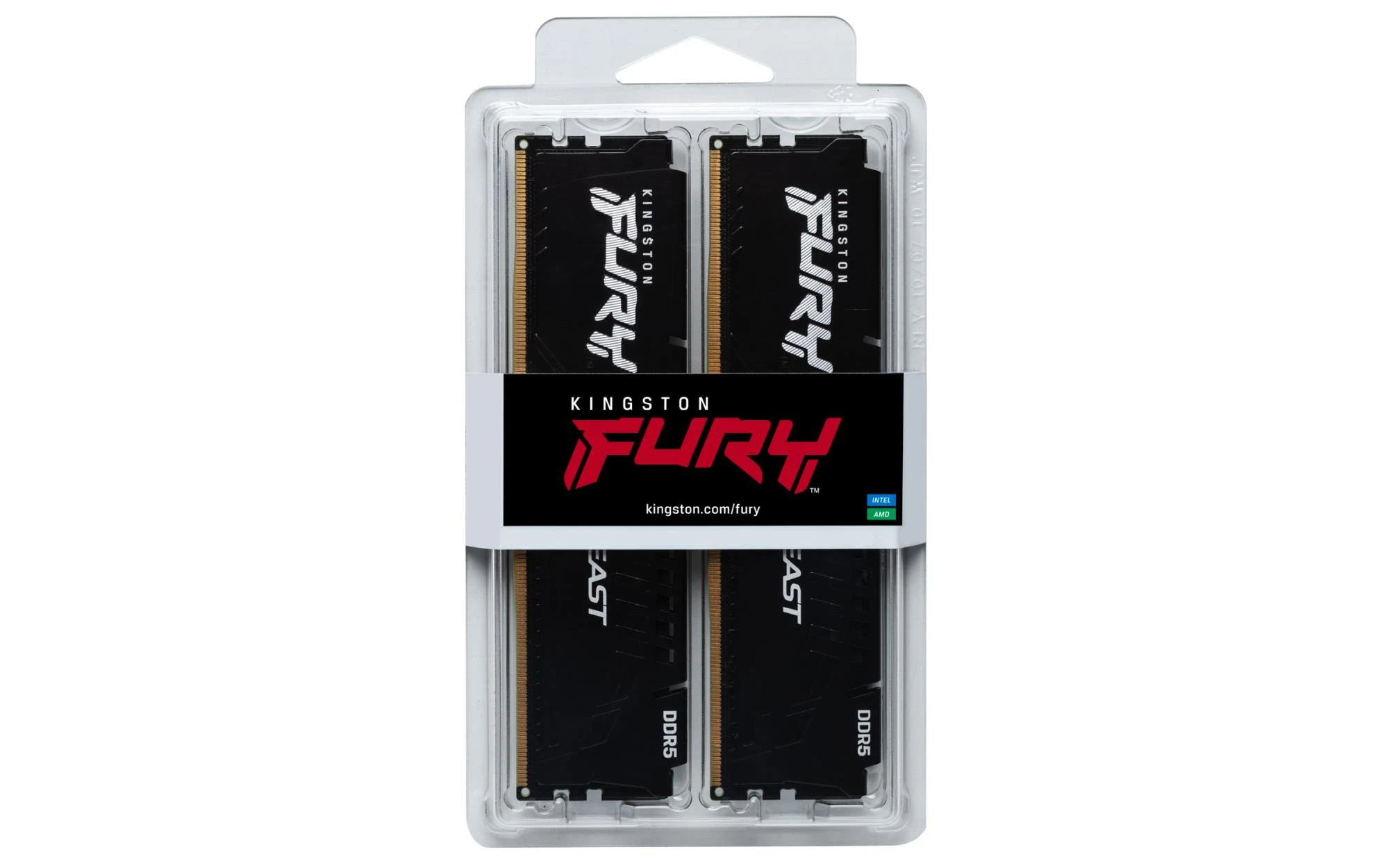 Kingston FURY Beast 32 Go (2×16 Go) DDR5-6000 CL36 Noir, kit EXPO