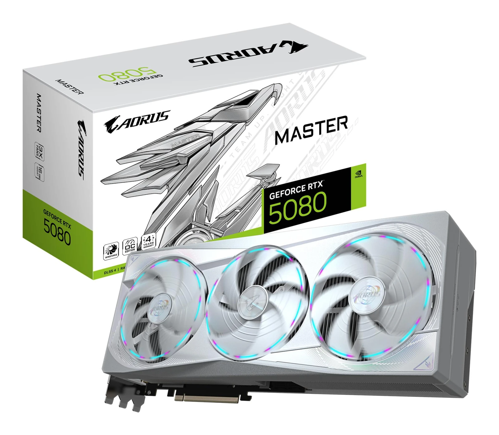 GIGABYTE AORUS GeForce RTX 5080 MASTER ICE 16GB rev. 1.0
