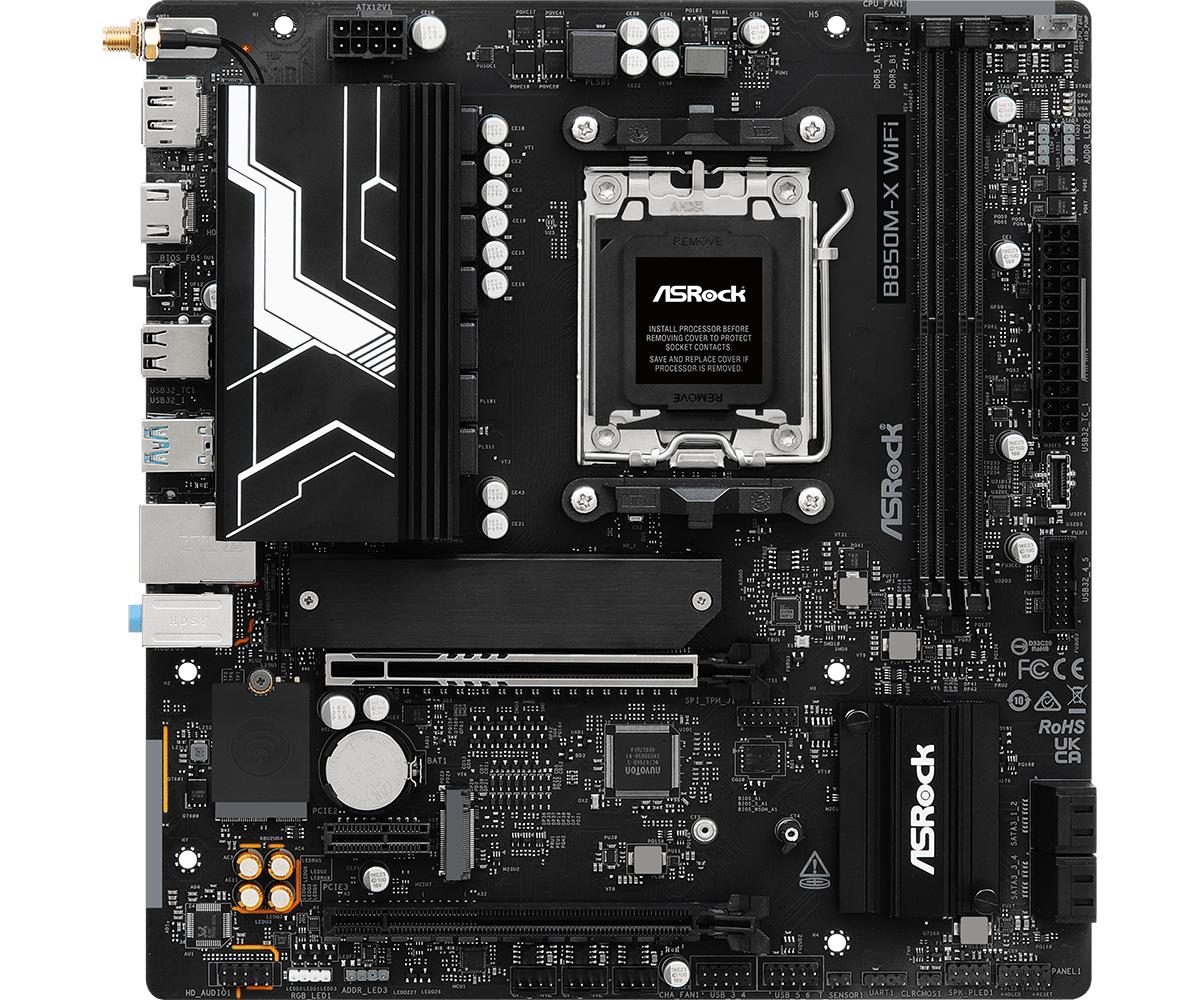 ASRock B850M-X WiFi R2.0 AM5 Micro-ATX Motherboard