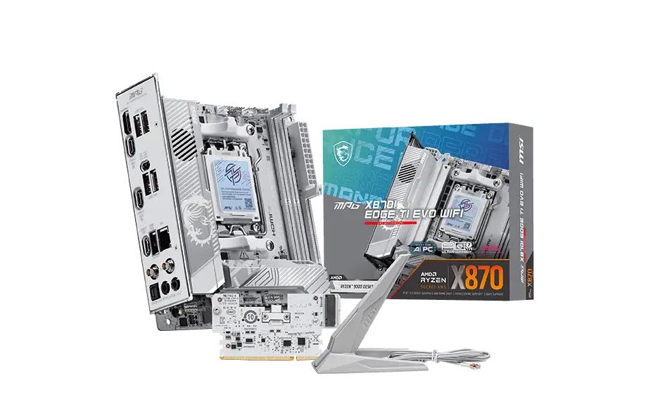 MSI MPG X870I EDGE TI EVO WIFI AM5 Mini-ITX Motherboard