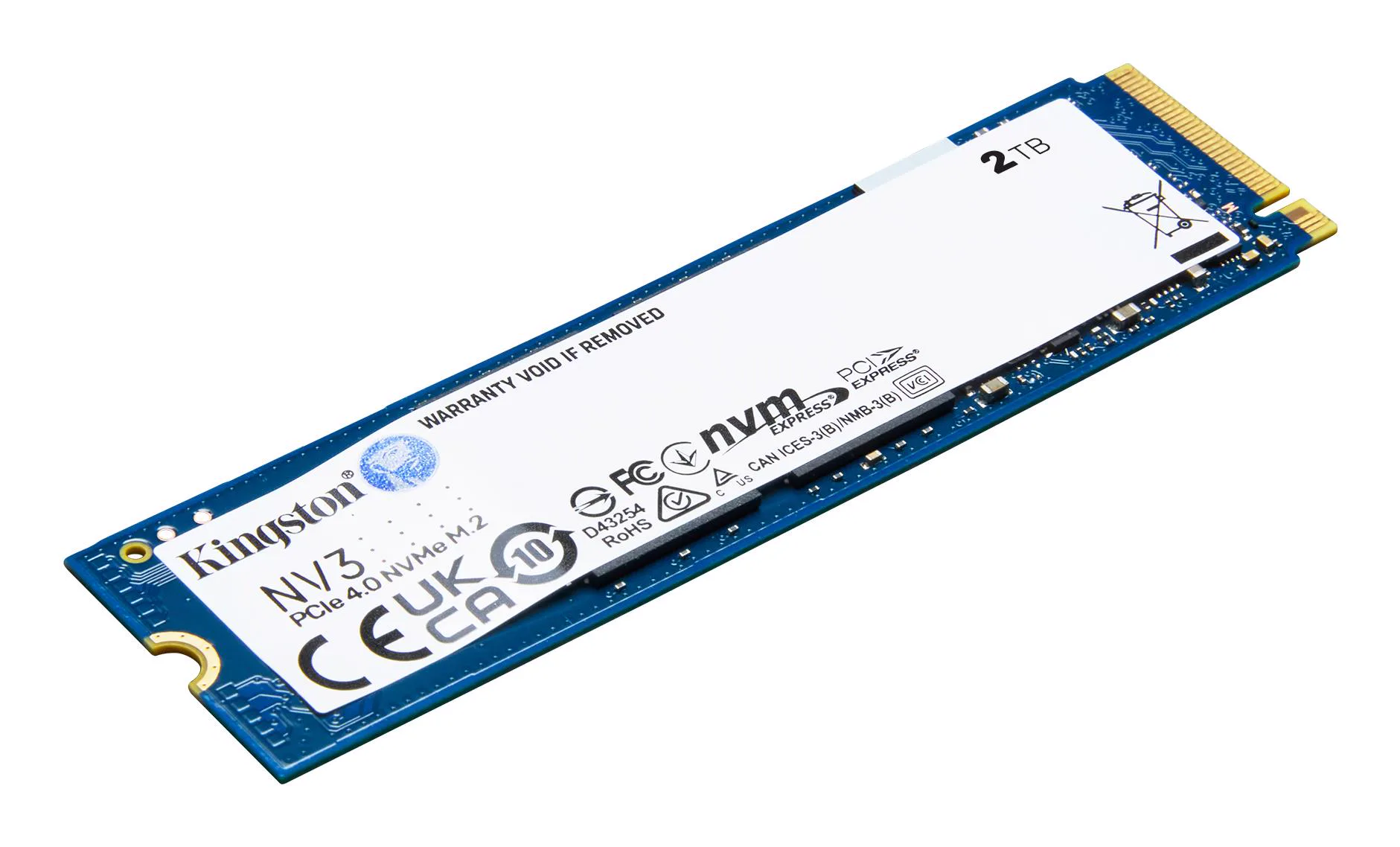 Kingston NV3 2TB PCIe 4.0 NVMe M.2 SSD