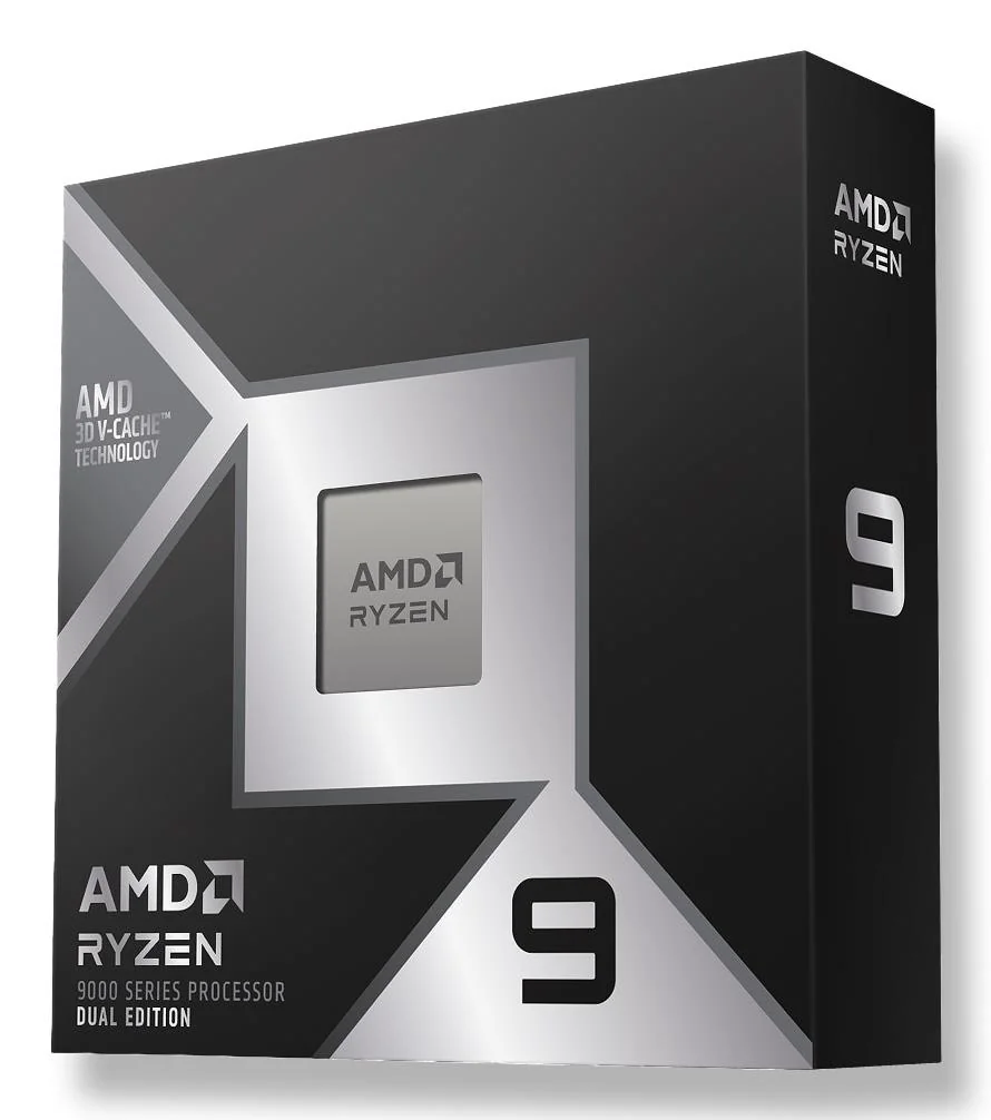 AMD Ryzen 9 9950X3D2 Dual Edition Boxed AM5 Processor (No Cooler)