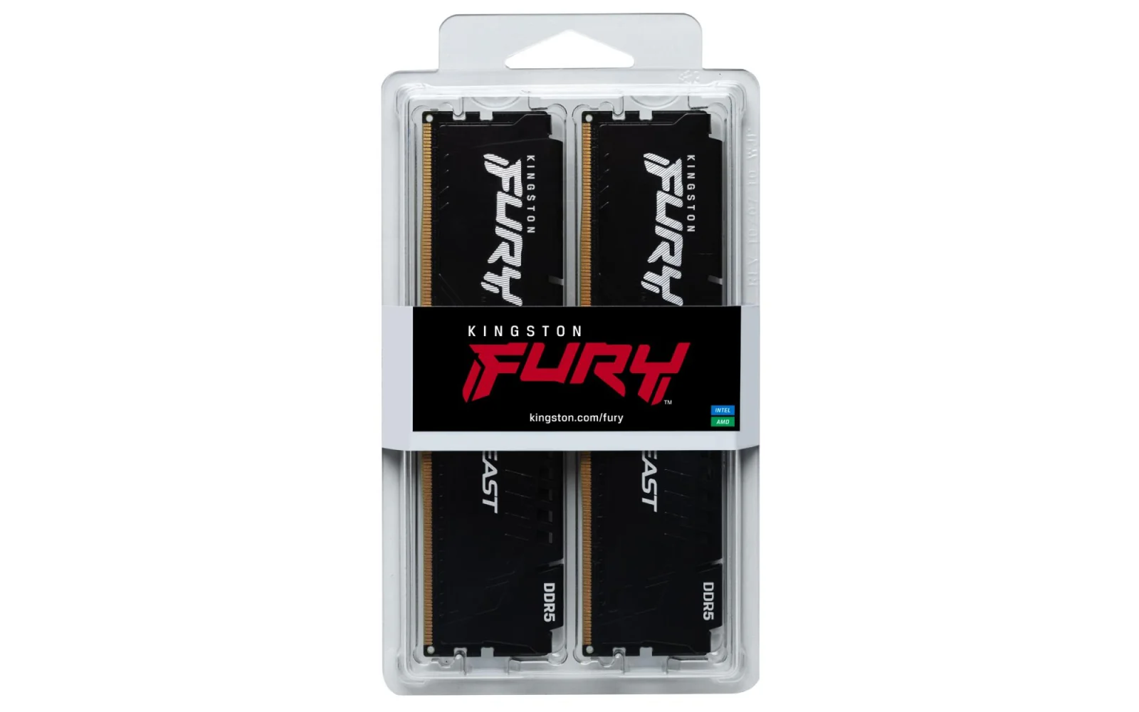 Kingston FURY Beast 16GB (2×8GB) DDR5-6000 CL36 Kit EXPO/XMP negru (KF560C36BBEK2-16)