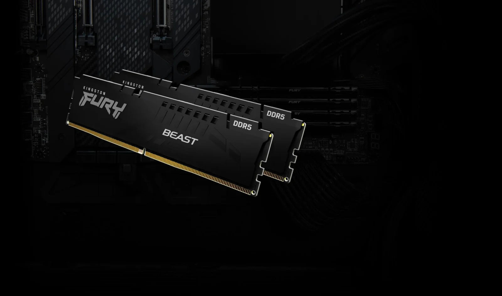 Kingston FURY Beast 16GB (2×8GB) DDR5-6000 CL36 Kit EXPO/XMP negru (KF560C36BBEK2-16)