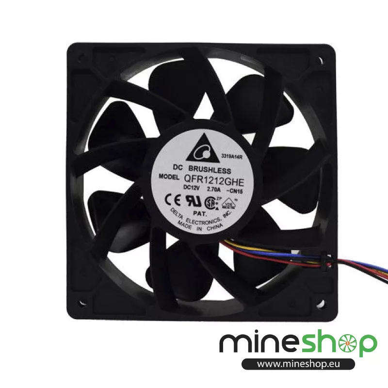 Delta QFR1212GHE Dator Chassi / Asic miner Fläkt