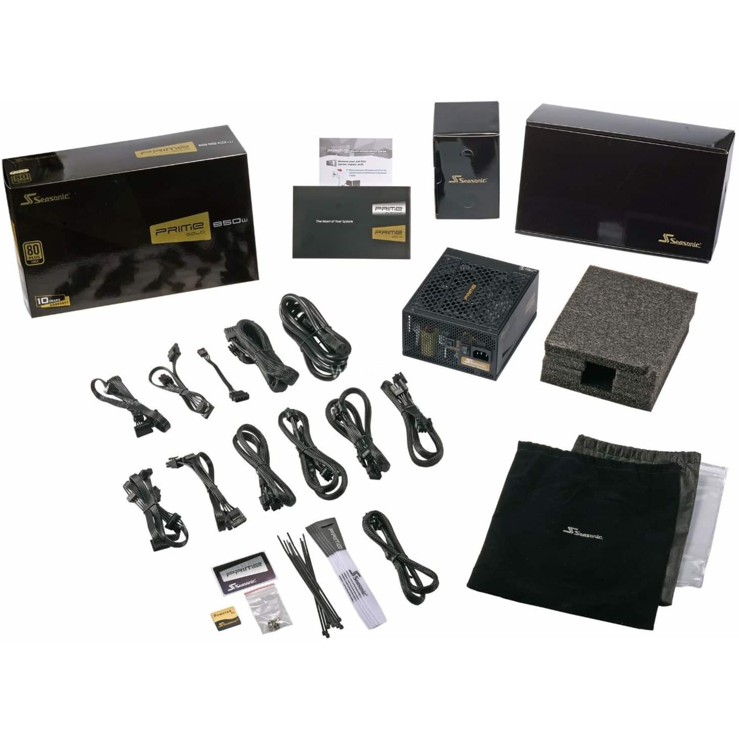 Alimentatore Seasonic PRIME 1300W 80+ Gold, Full Modular, 12 anni di garanzia