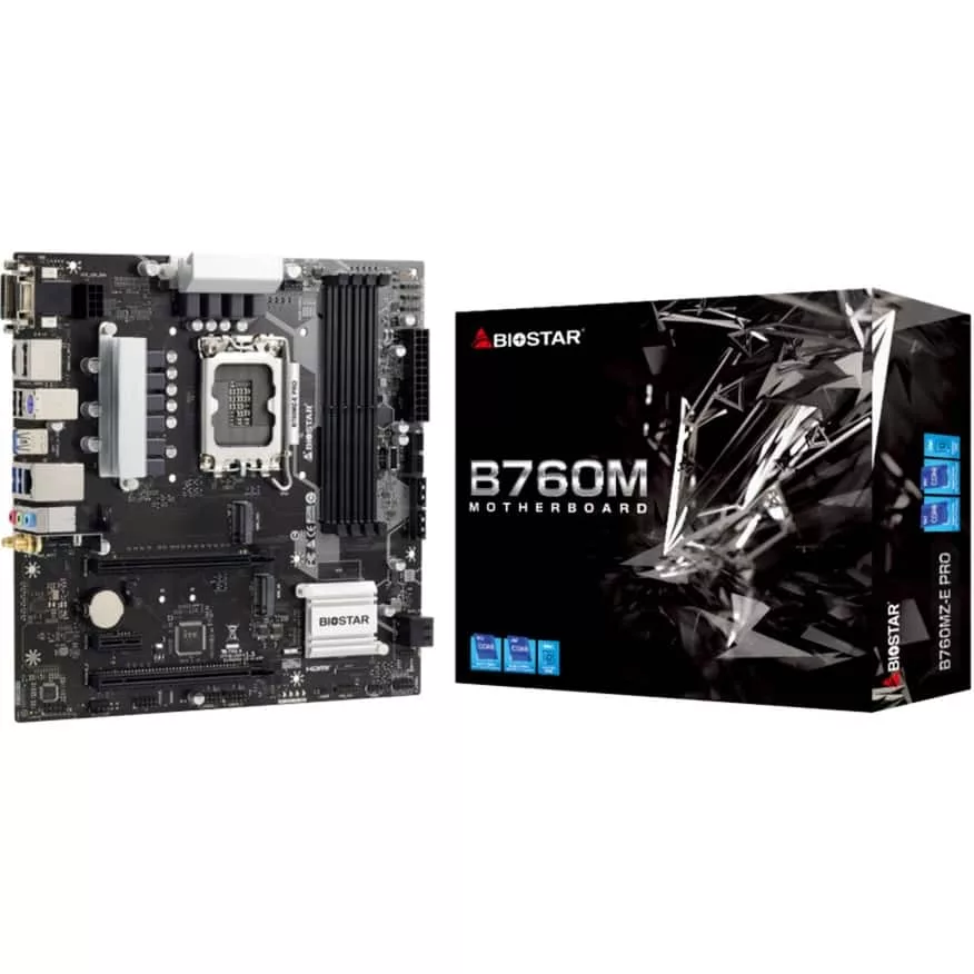 Biostar B760MZ-E PRO, Carte mère